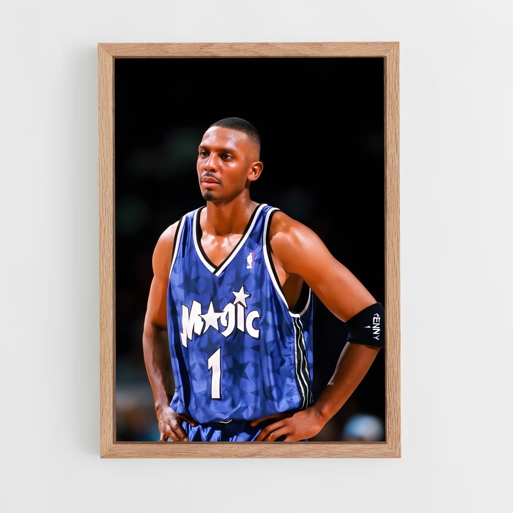 Poster Magic Blue – affiche Basketball (vue 4)